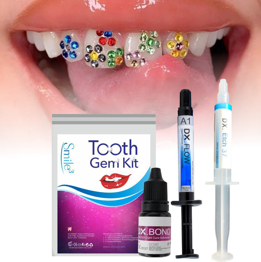 Teeth Whitening Vape - HOT Tooth Gem Kit Teeth Decorations