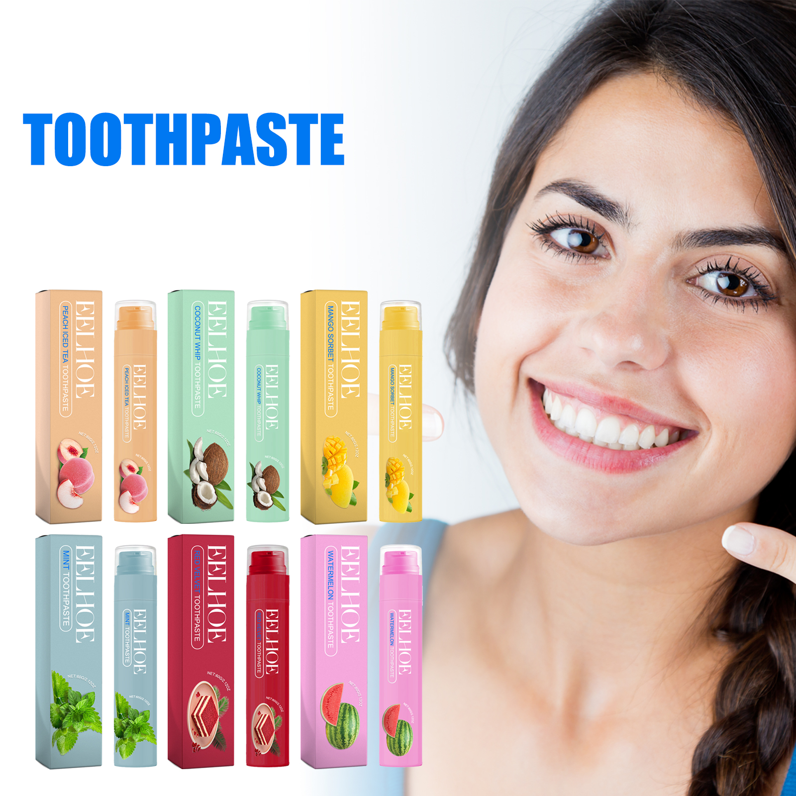Teeth Whitening Thailand - Whitening Toothpaste Various Flavors Remove Stains