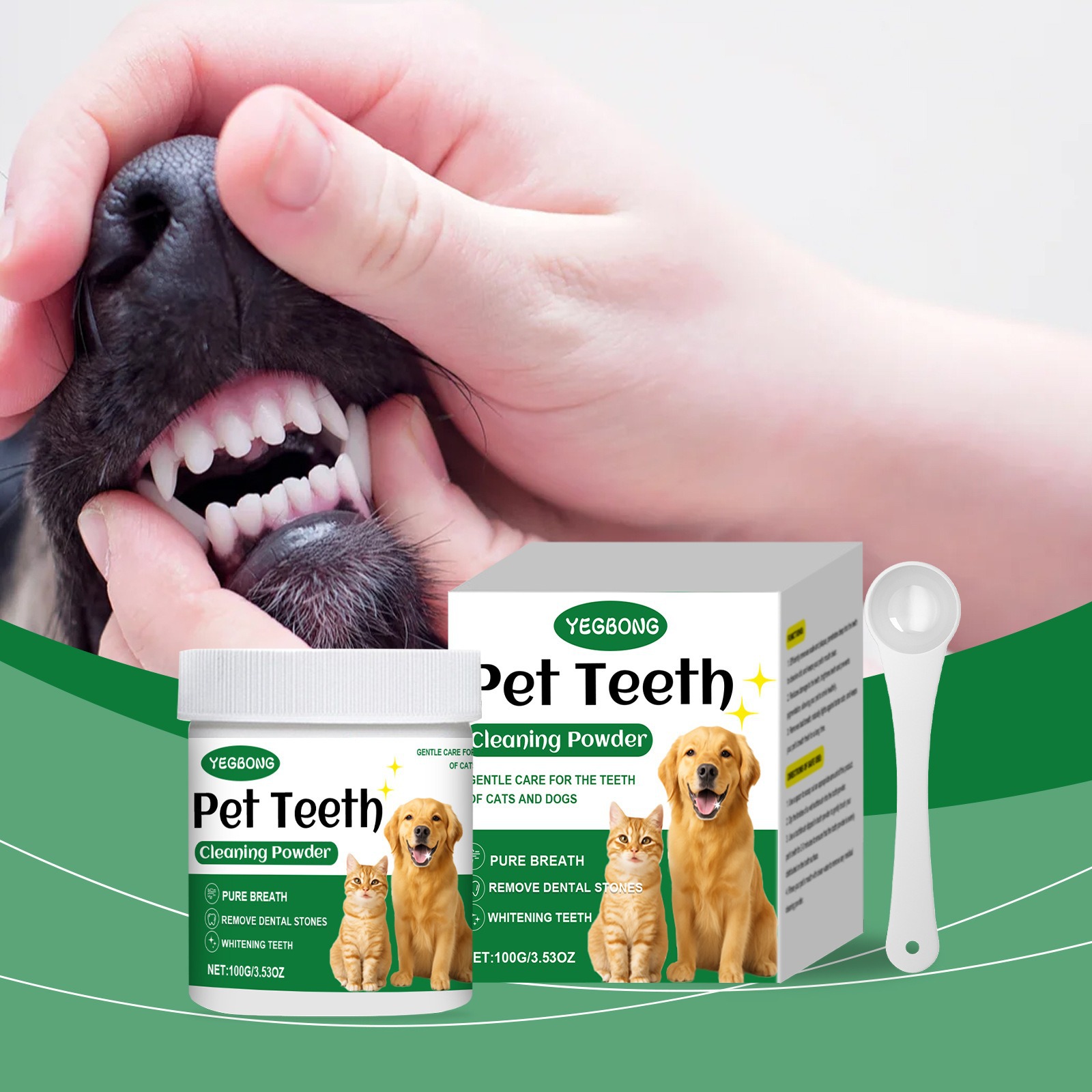 Teeth Whitening Vape - Pet Teeth Cleaning Powder Reduce Dental