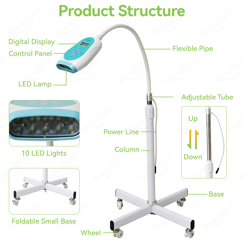 50W Dental Touch Screen 3 Colo - Teeth Whitening Light 리뷰 및 가격