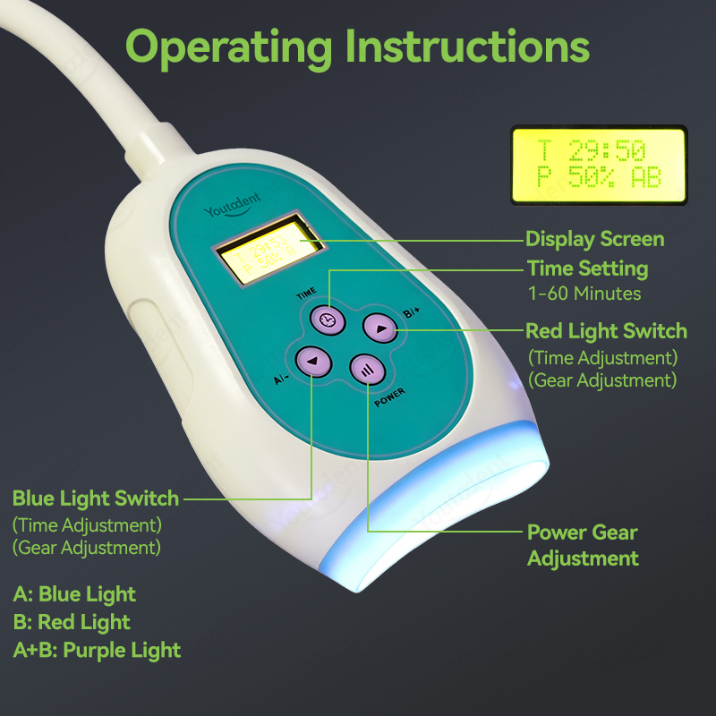 50W Dental Touch Screen 3 Colo - Teeth Whitening Light 리뷰 및 가격