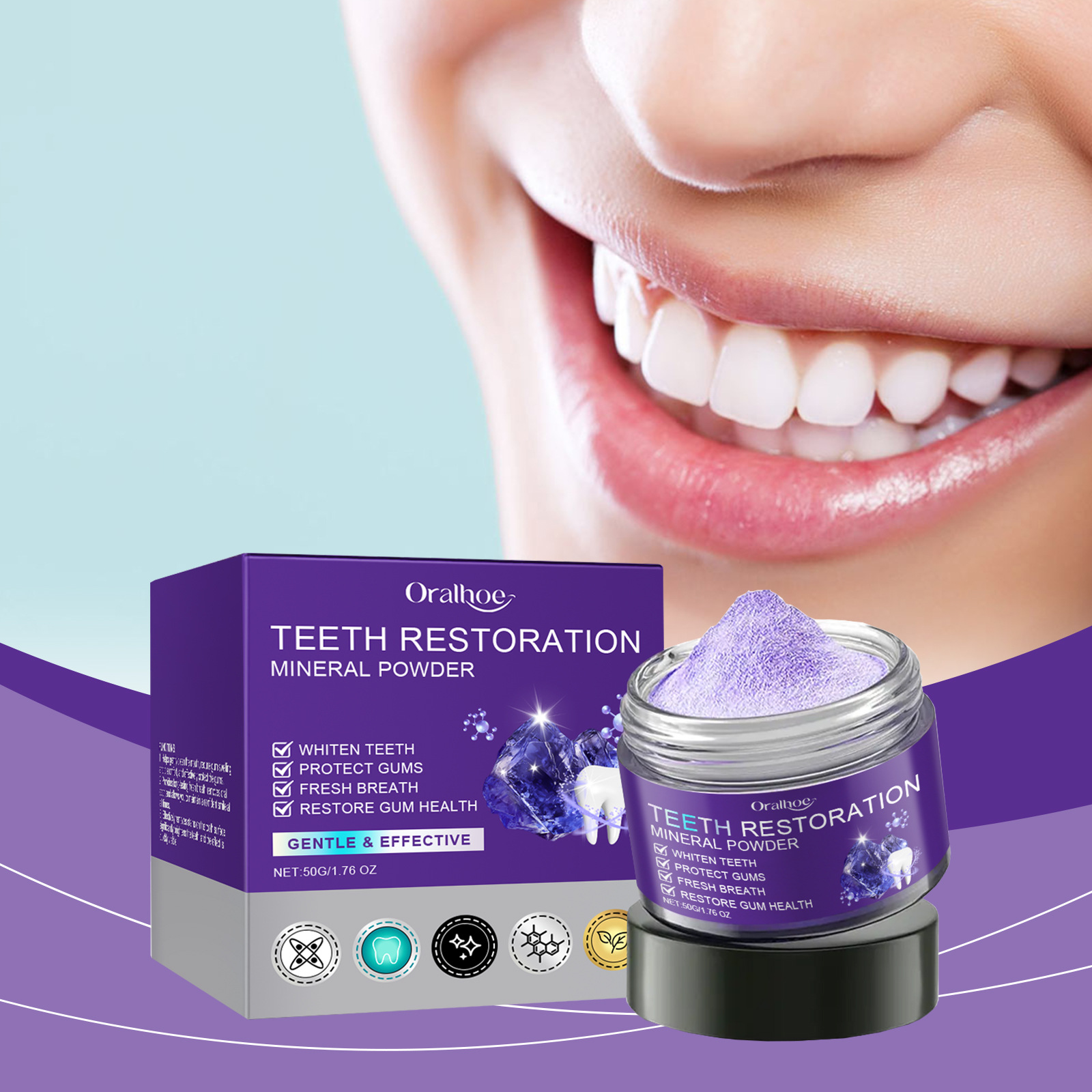 Teeth Restoration Mineral Powd - Teeth Whitening Vape 리뷰 및 가격