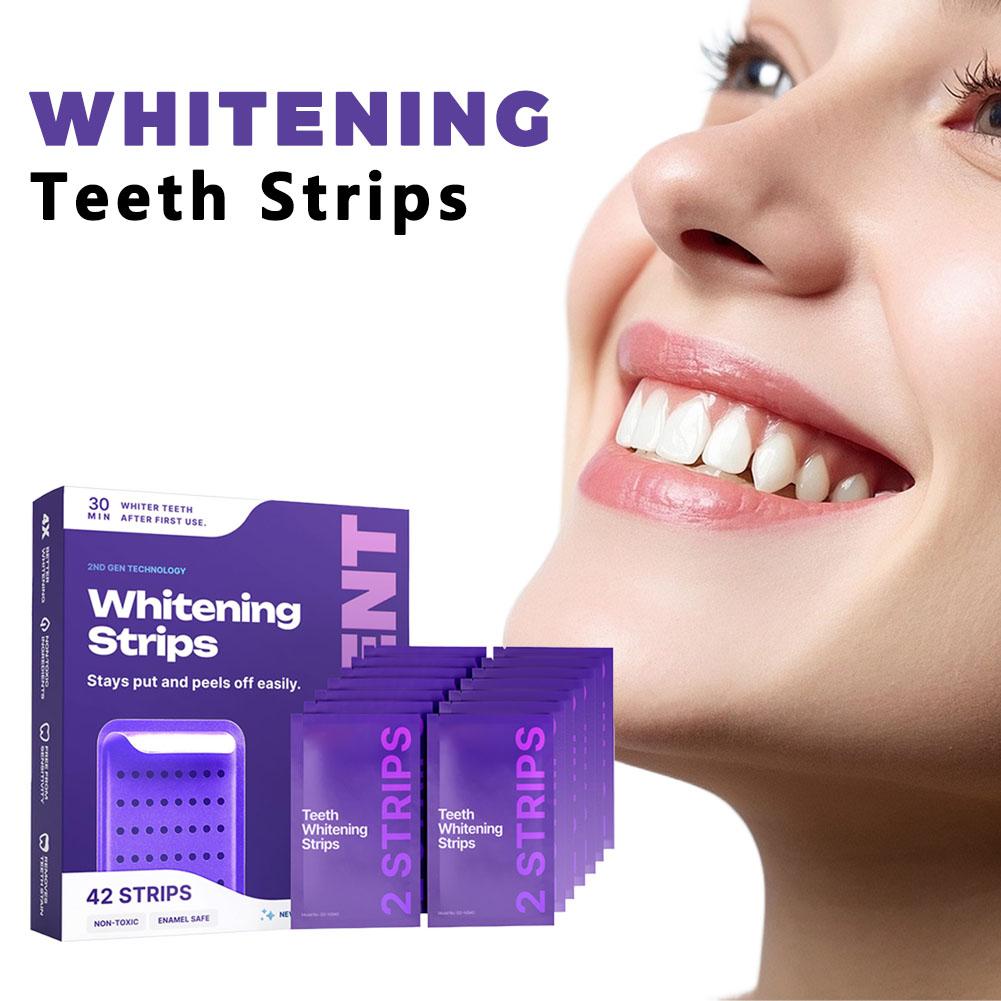 42 Strips Purple Teeth Whiteni - Teeth Whitening After Care 리뷰 및 가격