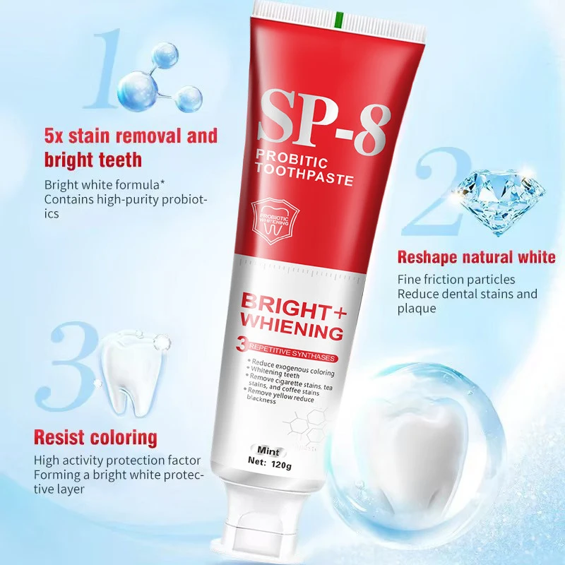 Sp-8 Probiotic Toothpaste For  - Teeth Whitening Thailand 리뷰 및 가격