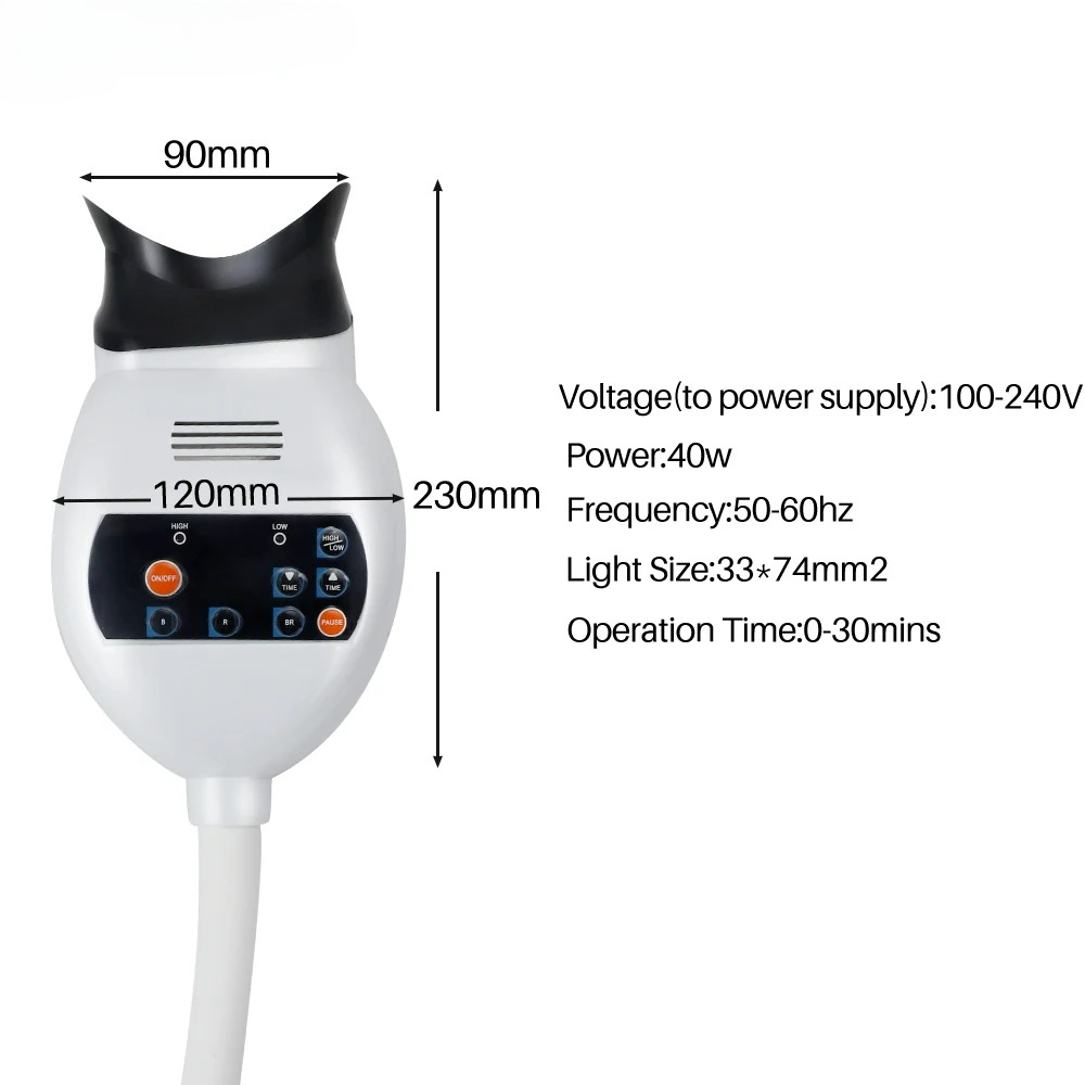 Adjustable 3 Colors LED Teeth  - Teeth Whitening Light 리뷰 및 가격