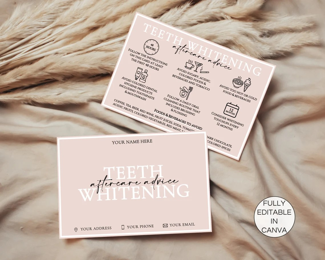 Custom Teeth Whitening Afterca - Teeth Whitening After Care 리뷰 및 가격