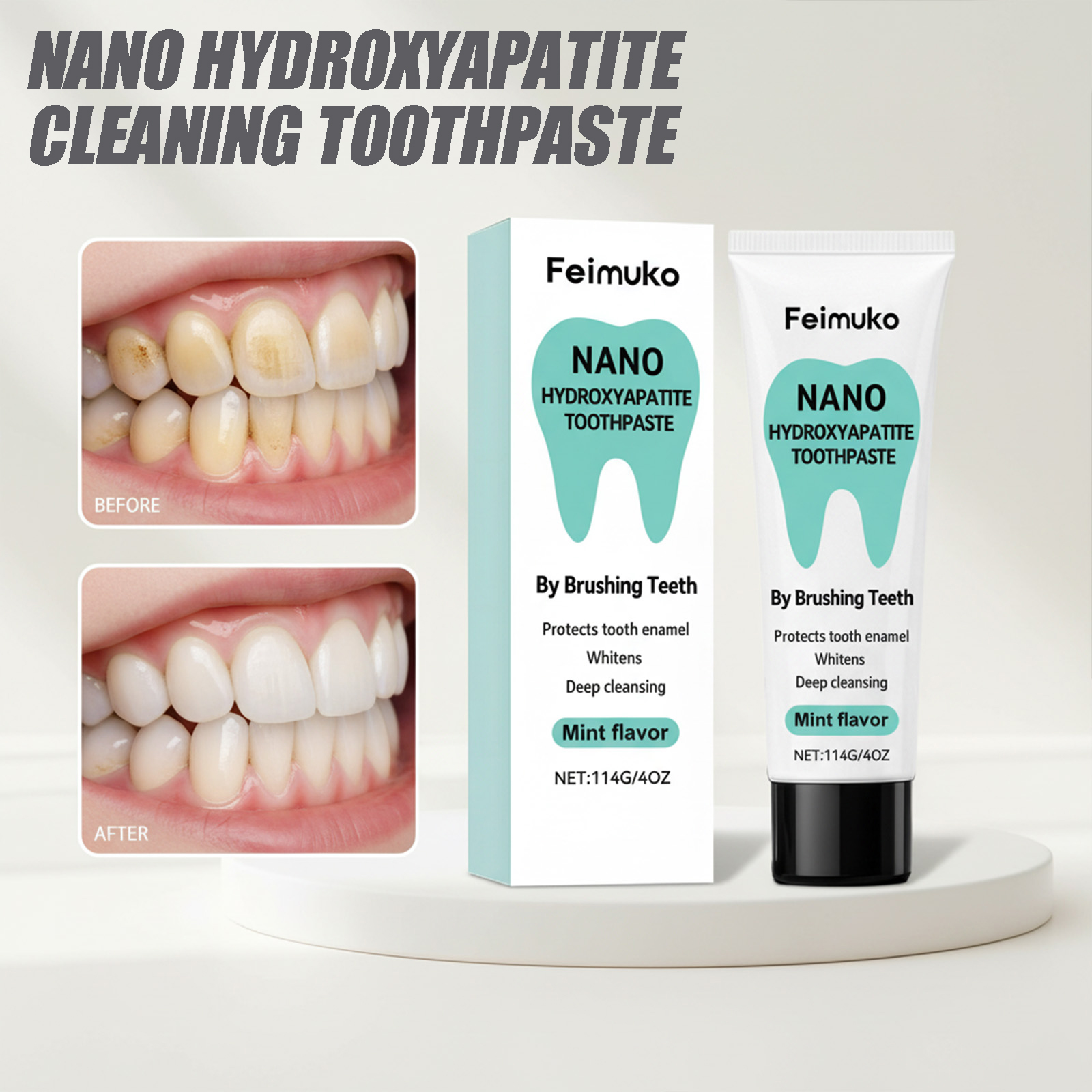 Nano Hydroxyapatite Toothpaste - Teeth Whitening Thailand 리뷰 및 가격