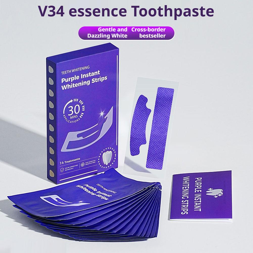 V34 Teeth Whitening Strips - E - Teeth Whitening Vape 리뷰 및 가격